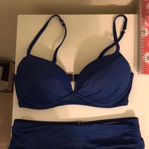 Victoria’s secret bathing suit. Cobalt blue